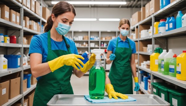 Produits nettoyants, dégraissants et désinfectants : l'efficacité éco!